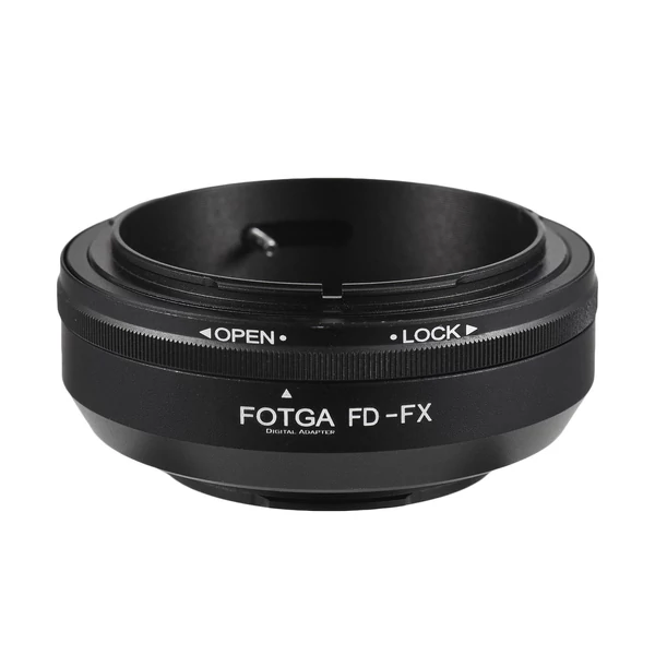 FOTGA kézi objektív rögzítő adapter gyűrű alumínium ötvözet Canon FD rögzítő objektívhez Fuji X-A5/X-A10/X-Pro1/X-Pro2/X-Pro3/X-E1/X-E2/X-E3/X-M1-hez /X-T1/X-T2/X-T3/X-T10/X-T20/X-T30/X-T100/X-H1 X-Mount tükör nélküli kamera