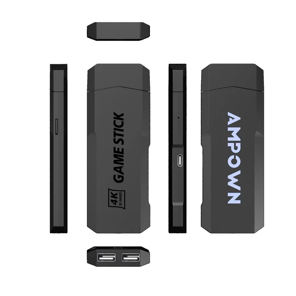 GD20 Game Stick beépített játékok 2.4G vezeték nélküli kontroller - 256GB 70000 játék