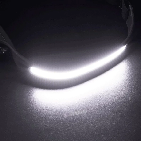 LED-es újratölthető fejlámpás zseblámpa mozgásérzékelővel szabadtéri kempingezéshez, túrázáshoz, horgászathoz, futáshoz (2db)