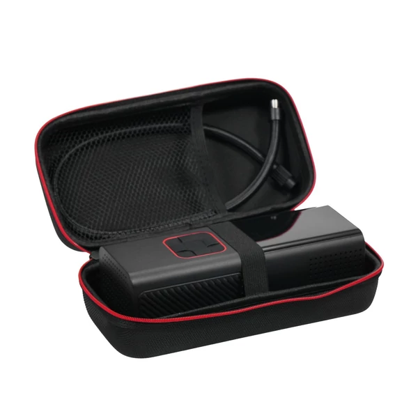 Hordozható gumiabroncs-felfújó 160 PSI akkus légszivattyú LCD-képernyővel autógumikhoz, motorkerékpárokhoz, 2600 mAh-s újratölthető akkumulátorral