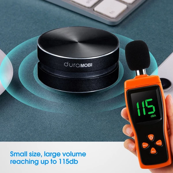 dura MOBI vezeték nélküli BT hangszóró csontvezetéssel, beépített mikrofonnal - Fekete, 2 db/csomag
