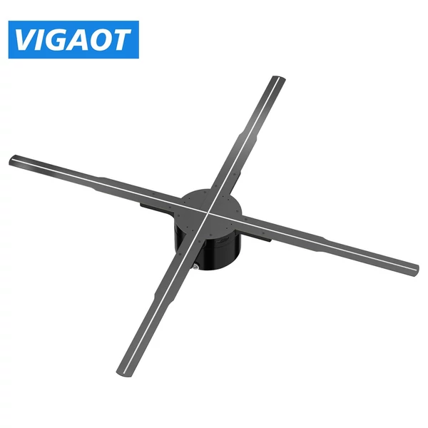 P62 3D hologram projektor reklám kijelző ventilátor falra szerelhető lejátszó 3D szabad szemmel 16 GB memóriakártya