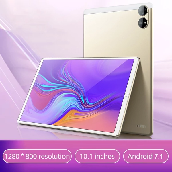 10,1 hüvelykes üzleti táblagép MTK6592 processzor 1280 x 800 felbontás Android 7.0 5000 mAh - Arany
