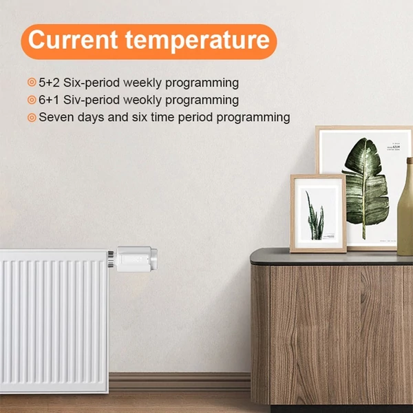 Intelligens radiátor termosztát szelep, amely támogatja a mobilalkalmazás-vezérlést - Wifi