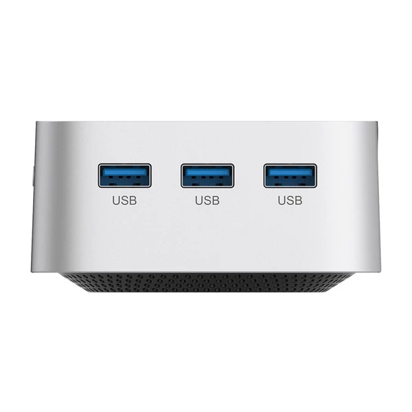 Mini PC Windows 11 asztali számítógép Intel Celeron N100 processzor 4 mag, 4 szál támogatás 4K 60Hz WIFI5 BT4.2 Gigabit Ethernet BIOS támogatás - 16GB+512GB
