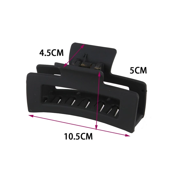 Bestauty Plastic Matt Hair Claws Hajkapocs kombinált szett Egyszerű csúszásmentes hajfogó erős tartású elegáns női frizurához (8 db) - Stílus 10