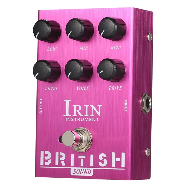 IRIN Mini VOX AC30 hangszórószimulátor gitár effekt pedál – brit hang (lila)