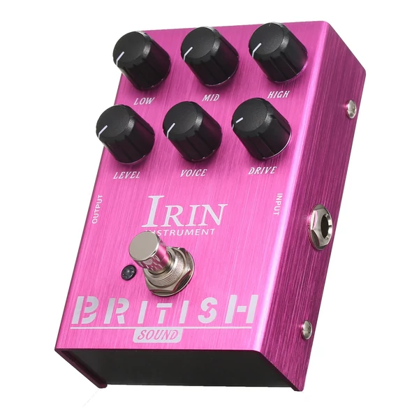 IRIN Mini VOX AC30 hangszórószimulátor gitár effekt pedál – brit hang (lila)