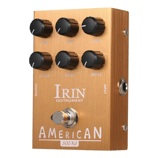 IRIN Mini VOX AC30 hangszórószimulátor gitár effekt pedál – Amerika hang (arany)