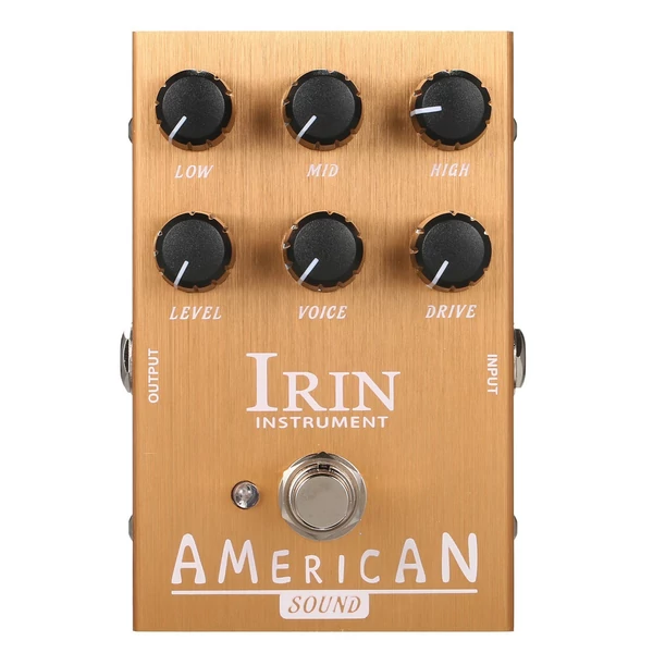 IRIN Mini VOX AC30 hangszórószimulátor gitár effekt pedál – Amerika hang (arany)