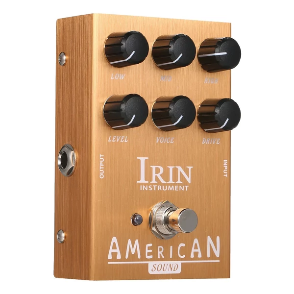 IRIN Mini VOX AC30 hangszórószimulátor gitár effekt pedál – Amerika hang (arany)