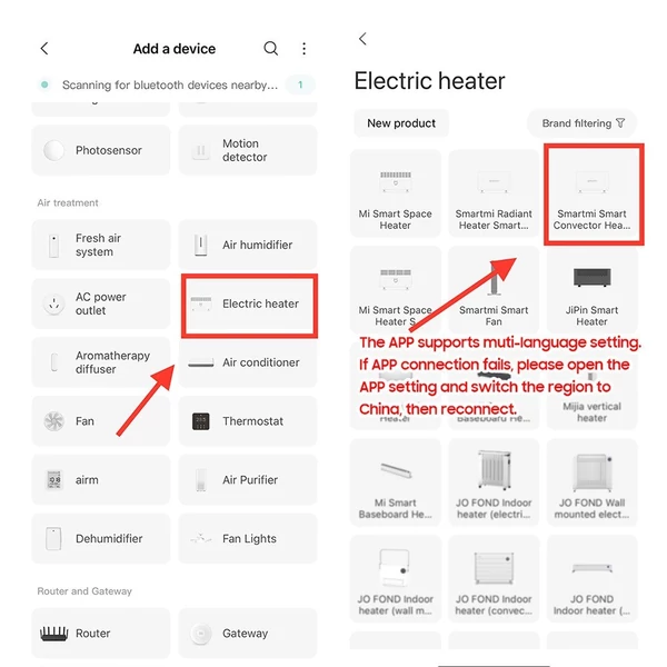Smartmi Heater Elektromos fűtőelem Intelligens európai stílusú gyorsfűtéses kályha Smart 1S verzió