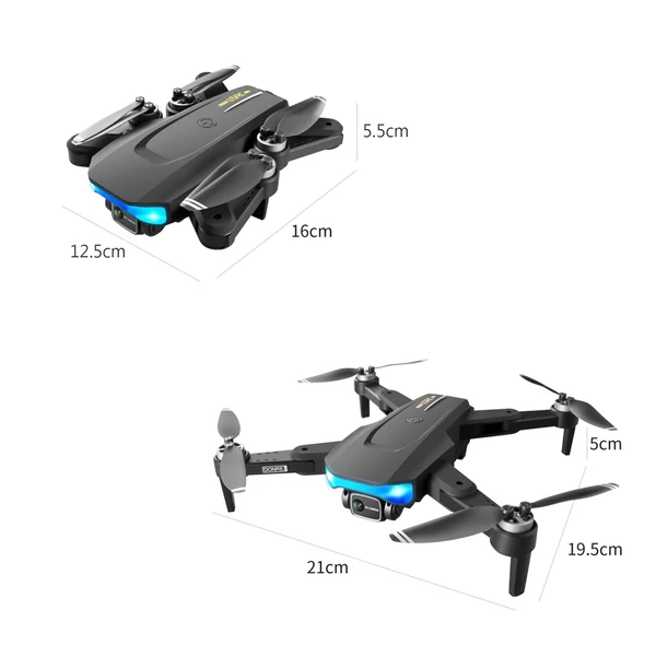 LS-38 5G Wifi GPS FPV 6K kamera RC drón EIS rázkódásmentes tengellyel videoantennával okos követés mód, hátizsák - 2 akkumulátor