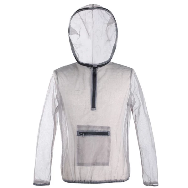 Kültéri ultrakönnyű, hálós kapucnis kabát kempingezéshez, túrázáshoz, horgászathoz, kertészkedéshez - 3XL méret
