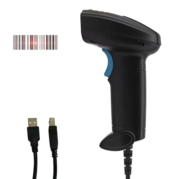 1D vonalkód olvasó Kézi USB vezetékes vonalkód olvasó - Típus 1