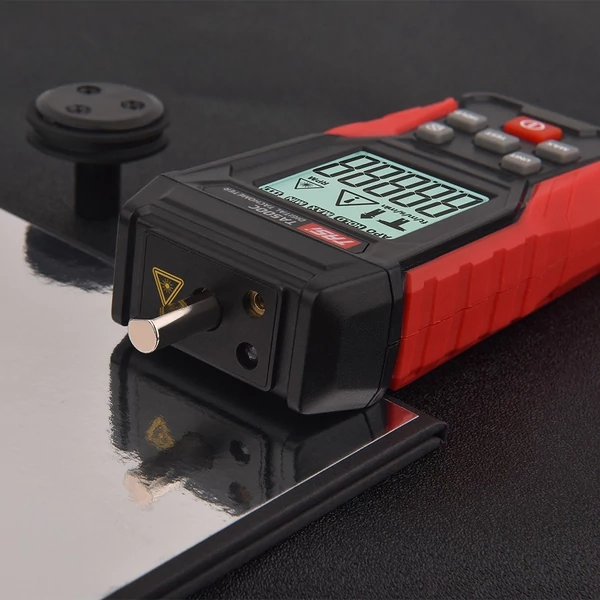 TASI digitális mini fordulatszám-mérő LCD kijelzővel motorkerékpárokhoz, autógyártáshoz - érintéses és érintésmentes