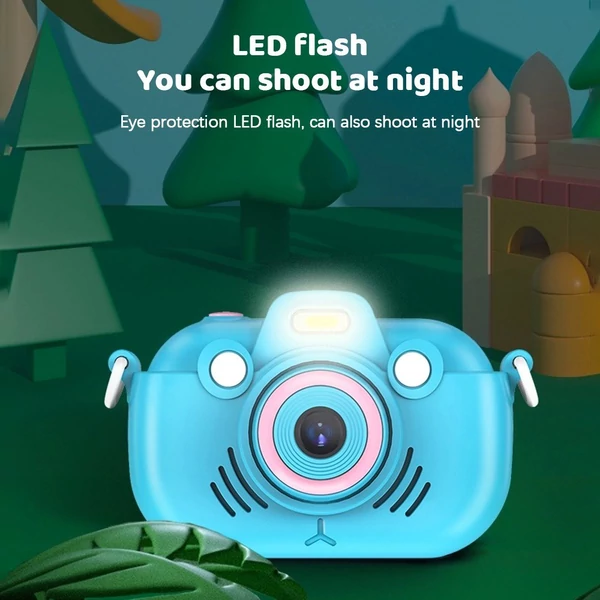 2,7K digitális fényképezőgép HD gyerekkamera 36MP - Kék