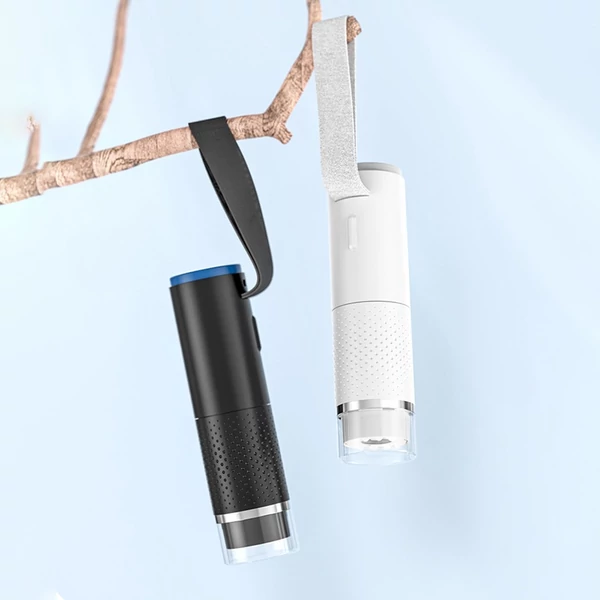 Vezeték nélküli digitális mikroszkóp, nagy tisztaságú 1080p WIFI 50x-1000x nagyítás - Fekete, változat 2