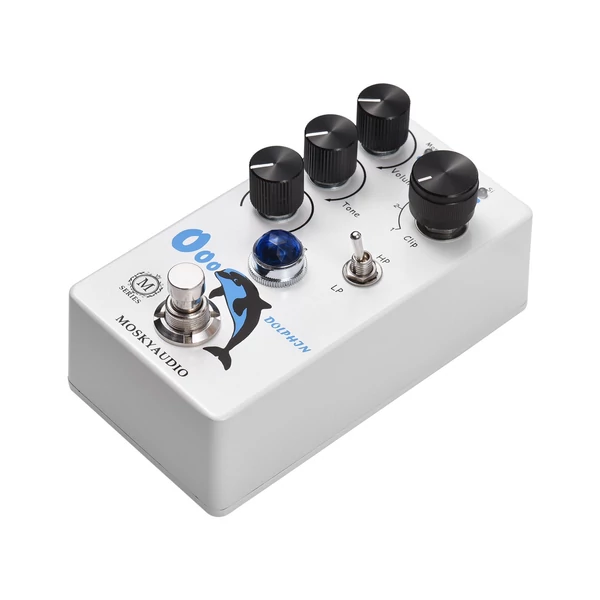 MOSKYAudio Distortion/Overdrive gitáreffektus pedál elektromos gitárhoz – DOLPHIN