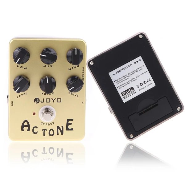JOYO JF-13 AC Tone Vox erősítő szimulátor gitár effekt pedál True Bypass