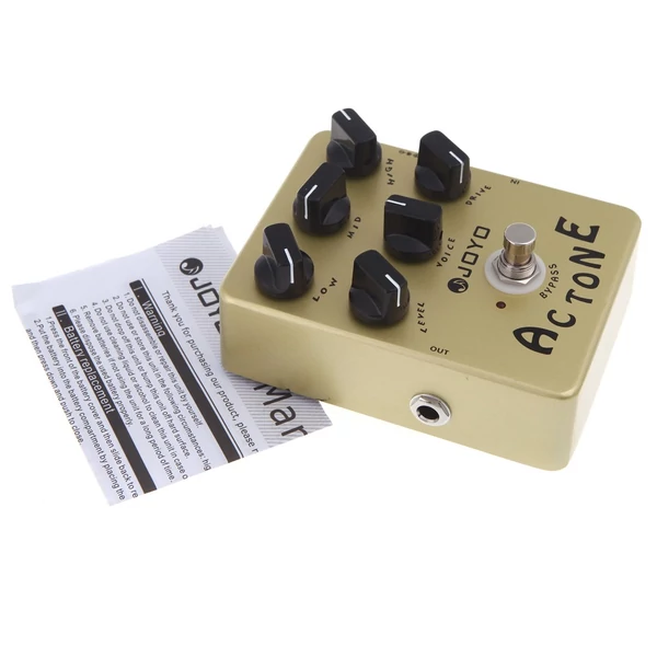 JOYO JF-13 AC Tone Vox erősítő szimulátor gitár effekt pedál True Bypass