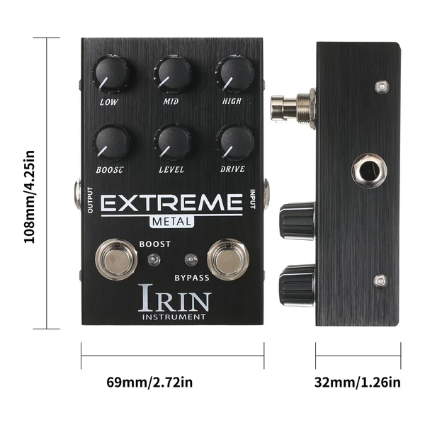 IRIN Distortion gitár effektus pedál elektromos gitárhoz - EXTREME