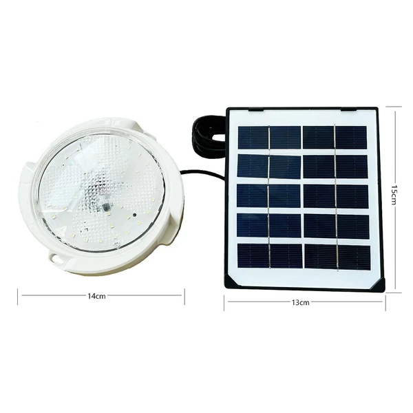 50 LED napelemes mennyezeti lámpa belső dekorációs folyosói világítás (45 W) - Stílus 1