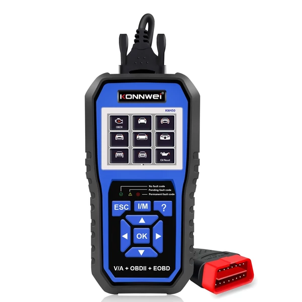 KONNWEI KW450 All System OBDⅡ szkenner diagnosztikai eszköz