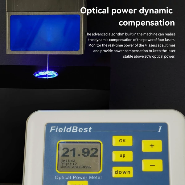 ATOMSTACK S20 Pro 20W lézergravírozó vágógép 1db F3 lézergravírozó védőpanellel és R3 Pro hengerrel