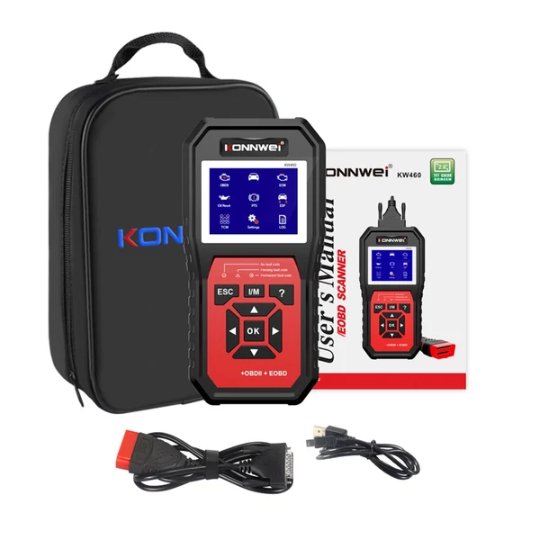 KONNWEI KW460 All System OBDⅡ szkenner diagnosztikai eszköz