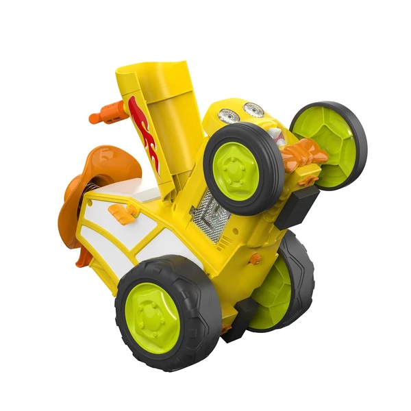 Távirányítós őrült ugróautós táncos autós játék zenei fényekkel - Sárga