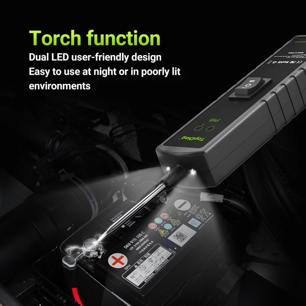 TopDiag P55 12-24V DC autóipari áramkörvizsgáló