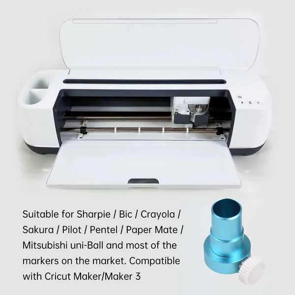 Die Cut Machine toll adapter a CRICUT Maker vágógéphez alumínium ötvözet tolltartó 12 mm átmérőjű jelölőhöz
