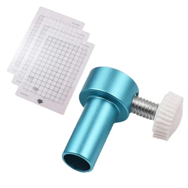 Die Cut Machine toll adapter 3 db 6,5x4,5 hüvelykes vágószőnyeggel CRICUT JOY vágógéphez alumínium ötvözet tolltartó 8 mm átmérőjű jelölőhöz