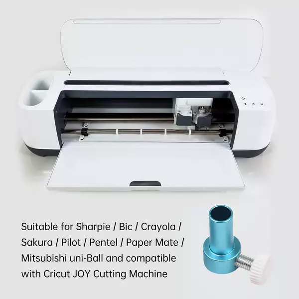 Die Cut Machine toll adapter 3 db 6,5x4,5 hüvelykes vágószőnyeggel CRICUT JOY vágógéphez alumínium ötvözet tolltartó 8 mm átmérőjű jelölőhöz