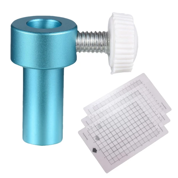 Die Cut Machine toll adapter 3 db 6,5x4,5 hüvelykes vágószőnyeggel CRICUT JOY vágógéphez alumínium ötvözet tolltartó 8 mm átmérőjű jelölőhöz