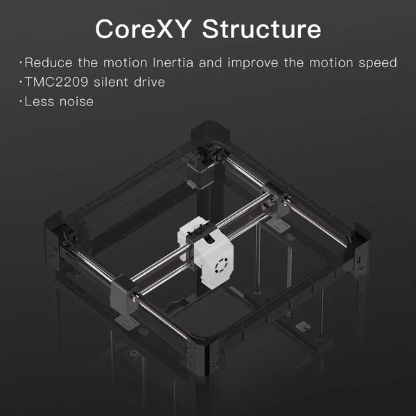 QIDI X-PLUS3 3D nyomtatók Teljesen bővíthető 600 mm/s-os automatikus szintezés támogatása 280x280x270 mm nyomtatási méret ABS/ASA/PETG/PA/PC/GF/CF/PLA/UltraPA/nylon filamenthez