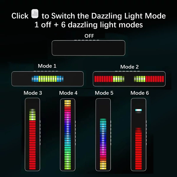 M8 LED Beads Rhythm Light BT hangszóró kettős kürttel Színes hangérzékeny zenei atmoszféra fény hangdoboz