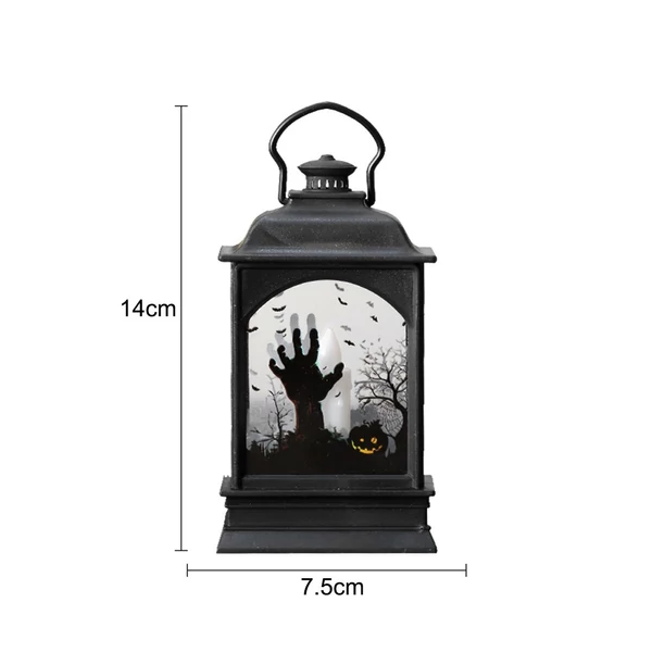Halloween átlátszó lámpás éjszakai dekoráció - Minta 4