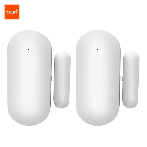 Tuya WIFI ajtóérintkező vezeték nélküli ajtó ablak mágneses bemeneti érzékelő (2db)
