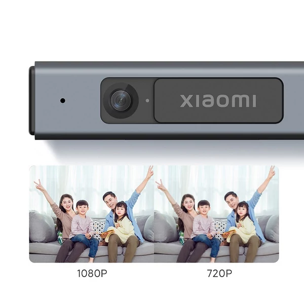 Xiaomi Mi TV Camera 1080P HD webkamera kettős zajcsökkentő mikrofonnal és adatvédelmi borítással és háromszoros telepítés elleni védelemmel rendelkező TV asztali kamerával