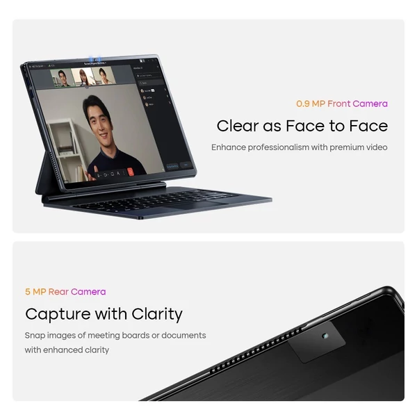DERE T30 Pro Tablet Laptop 13 hüvelykes 2K IPS érintőképernyő D-ceruzával, Windows 11, 16 GB RAM - Zöld, 512 GB SSD