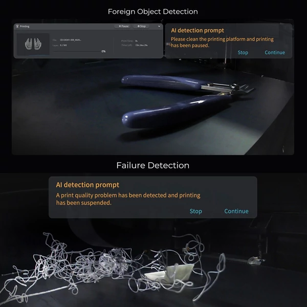 Creality K1 Max FDM 3D nyomtató beépített AI LiDAR és AI kamera 300x300x300mm beépítési térfogat 600mm/s nyomtatási sebesség