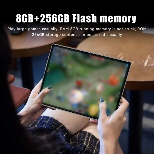 10,1 hüvelykes táblagép 8 GB + 256 GB 5G 10 magos MTK6797 128 GB bővíthető memória BT5.0 7000 mAh - Arany