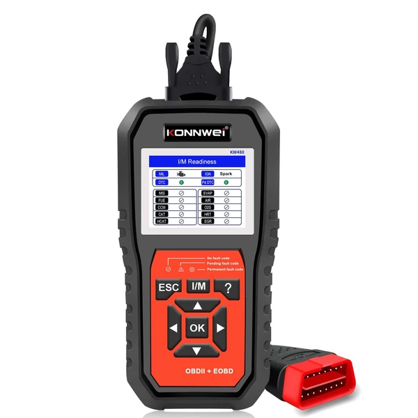 KONNWEI KW480 All System OBDⅡ szkenner diagnosztikai eszköz (csak az angol nyelvet támogatja)