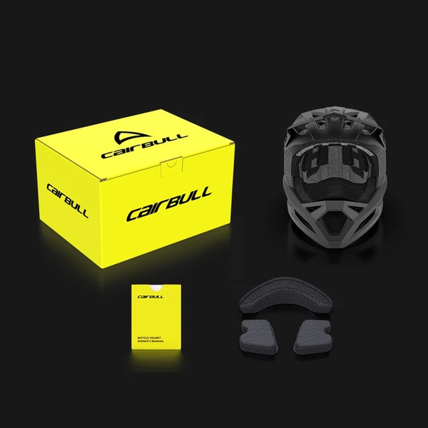 CAIRBULL DEFENDER hegyikerékpárhoz (MTB) Felnőtt sisak állítható szemellenzővel - Fehér és piros