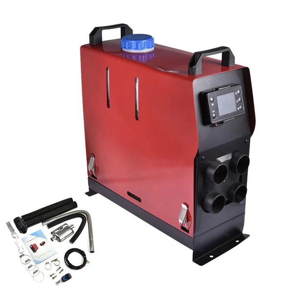 12V/24V dízel légfűtő 5KW gyors parkolási fűtés LCD kijelzővel Távirányító személyautó kamionokhoz, utánfutókhoz lakóautóhoz
