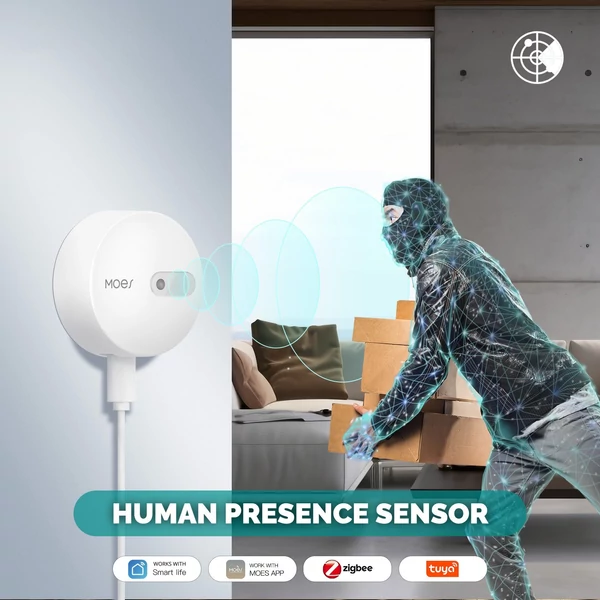 Tuya Zigbee Intelligens emberi test jelenlétét érzékelő eszköz nagy pontossággal