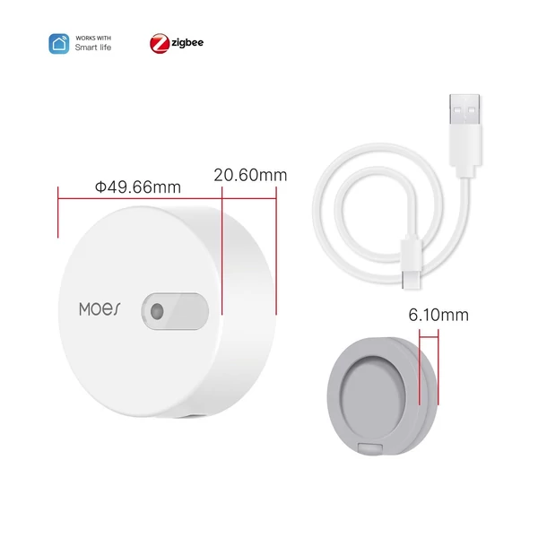 Tuya Zigbee Intelligens emberi test jelenlétét érzékelő eszköz nagy pontossággal