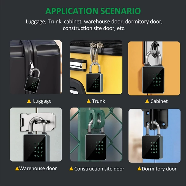 Intelligens ujjlenyomatos lakat BT billentyűzet Smart Lock IP65 vízálló APP feloldó T55C